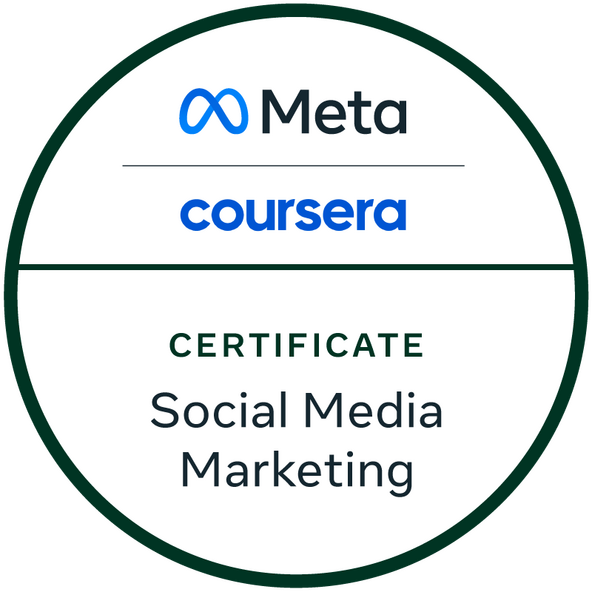 Tyler Thompson's Meta Social Media Marketing Badge