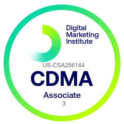 Tyler Thompson's Certified Digital Marketing Associate 3 Badge DMI